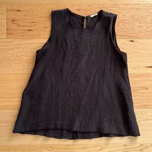 Naïf 100% linen sleeveless shirt